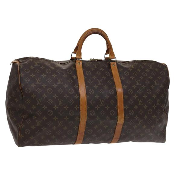 LOUIS VUITTON Monogram Keepall 60 Boston Bag M41422 - Picture 1 of 16